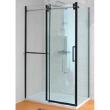 Tuš kutna tuš kabina Virgo Black (D x Š x V: 120 x 90 x 200 cm, Debljina: 8 mm) | shoptok.hr
