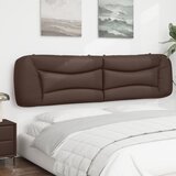  Jastuk za uzglavlje Hvar smeđi 200 cm od umjetne kože | shoptok.hr