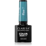 Claresa SoakOff UV/LED Color Fluo gel lak za nohte odtenek 7 5 g Cene