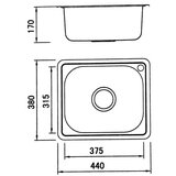  Usadna sudopera bl 603 Cene