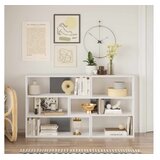 Hanah home Polica za knjige Aruba White Anthracite | Eponuda.com