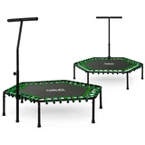 Fitnes trampolin z ročajem 127 cm Neo-Sport - heksagonalno zelen, (21968175)