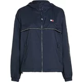 Tommy Jeans Prehodna jakna 'Chicago' mornarska / rdeča / črna / bela