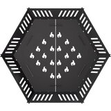  Kamin Crna 80 x 80 x 23 cm Čelik | shoptok.hr