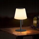  LED prigu&amp;scaron;iva solarna lampa LED/2W/5V USB 1200 mAh IP44 bela/crna Slike
