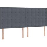  s madracem i skladištem Tamno siva 200 x 200 cm Baršun | shoptok.hr
