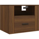 Maison Chic Stenska Nočna omarica - Nočna miza rjav hrast 50x36x40 cm, (21690342) | Shoptok.si