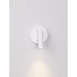 Nova Luce Mat belo aluminijasto LED točkovno svetilo z upogljivo konstrukcijo 7x10 cm Tico – | Shoptok.si
