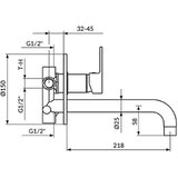 Rosan mistique uzidna JM31402 za lavabo sa izlivom 230mm | Eponuda.com