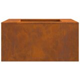  Ognjište Kvadratno 80x80x40 cm Odporna čelika | shoptok.hr