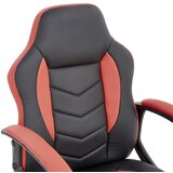 XORA GAMING STOL umetna masa, tekstil rdeča, črna | Shoptok.si