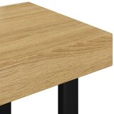  Stolić za kavu svjetlosmeđi i crni 90x45x40 cm MDF i željezo | shoptok.hr