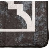  Perivi tepih crno-bijeli 190 x 300 cm protuklizni | shoptok.hr