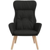 Stolica za opuštanje od tkanine crna | shoptok.hr