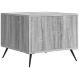  Klubska miza Siva Sonoma 49 x 50 x 40 cm Inženirski les, (5000295539) | Shoptok.si