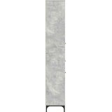 vidaXL visoka kopalniška omara betonsko siva 31.5 x 33 x 190 cm | Shoptok.si
