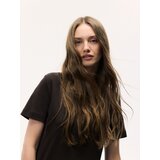 Reserved Regular fit majica kratkih rukava od merceriziranog pamuka - smeđi | shoptok.hr