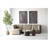 House Nordic Bež kutna garnitura od šenila (s lijevim kutom/s ležaljkom) Noor – | shoptok.hr