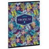 Ars Una Tropical Lilly Flower 40-listni karo zvezek A/5 | Shoptok.si