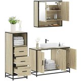 vidaXL 3-dijelni set kupaonskog namještaja boja hrasta sonome drveni | shoptok.hr