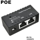 Gembird POE-INJ-4811 48V/1A 130W, 1000mbps passive poe injector od 5~48V, konektor 5.5x2.1mm Cene