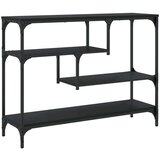  Konzolni stol crni 100 x 30 x 75 cm od konstruiranog drva | shoptok.hr