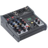 Soundsation 4-kanalni profesionalni mikser MIOMIX 202UFX, 16.6x16.5x6.6cm, Sivi cene
