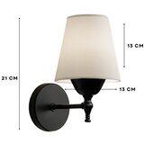  Zidna lampa ASPARAGUS 1xE27/40W/230V crna/krem | Eponuda.com