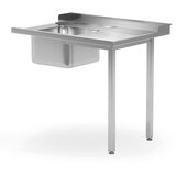 Hendi Sto za punjenje sa sudoperom za mašinu za pranje sudova, desna strana, 1200x700x(H)850mm | Eponuda.com