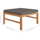  Vrtna sedežna garnitura 3-delna s temno sivimi blazinami, (20665301) | Shoptok.si