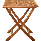  Zložljiva vrtna miza 120x70x75 cm trden akacijev les, (20580747) | Shoptok.si