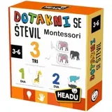 montessori otroška igra dotakni se števil