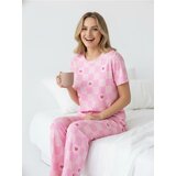 Sinsay Dvodijelna karirana pidžama s motivom srca | shoptok.hr