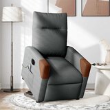 Maison Chic Električni masažni naslanjač - Relax naslanjač s funkcijo vstajanja temno siv, (22061490) Cene