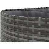  10-dijelni set vrtnih sofa od poliratana s jastucima sivi | shoptok.hr