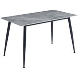 Gent jedilna miza ADRIA 140x80x75 cm, HG marmor siva | Shoptok.si
