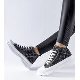 Gemre Black sneakers adorned with Terenzio monogram | Shoptok.si
