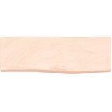  Zidna polica 60 x 20 x 6 cm od neobrađene masivne hrastovine | Eponuda.ba