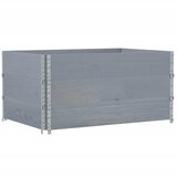  Vrtni sadilica siva 120 x 80 cm od masivne borovine | shoptok.hr