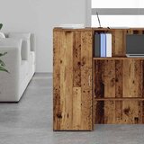 Ormarić za pohranu boja drva 40x45x103,5 cm konstruirano drvo | shoptok.hr