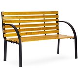 Multi Garden drvena baštenska klupa sa naslonom, 122 × 57 cm Cene