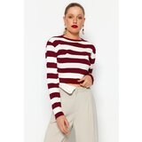 Trendyol Sweater - Burgundy - Slim fit Cijene
