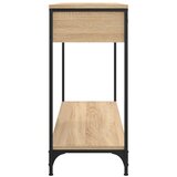  Konzolni stol boja hrasta 100 x 34,5 x 75 cm konstruirano drvo | Eponuda.com