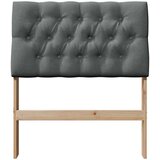  Tapecirani uzglavlje Tamno siva 75 cm Čvrsto borovo drvo | shoptok.hr