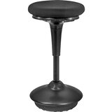 Twinco Naslonjalo za stojo 6131, okrogel sedež s Ø 340 mm, črna prevleka | Shoptok.si
