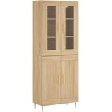  Visoka komoda hrasta sonome 69,5x34x180cm od konstruiranog drva | shoptok.hr