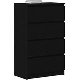  Komoda crni hrast 60x35x98,5 cm konstruirano drvo | shoptok.hr