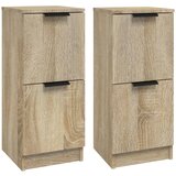 Maison Chic 2 kosi Komode - Predalnik sonoma hrast 30x30x70 cm konstruiran les, (21718957) Cene