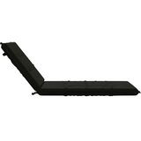  Jastučić za ležaljku GEMERT 100% poliester Crna 190 x 70 x 9 cm - Crna 190 x 70 x 9 cm Melange | shoptok.hr