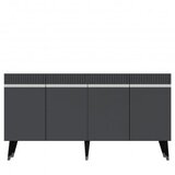 Woody Fashion Komoda Defne Anthracite Silver | ePonuda.com